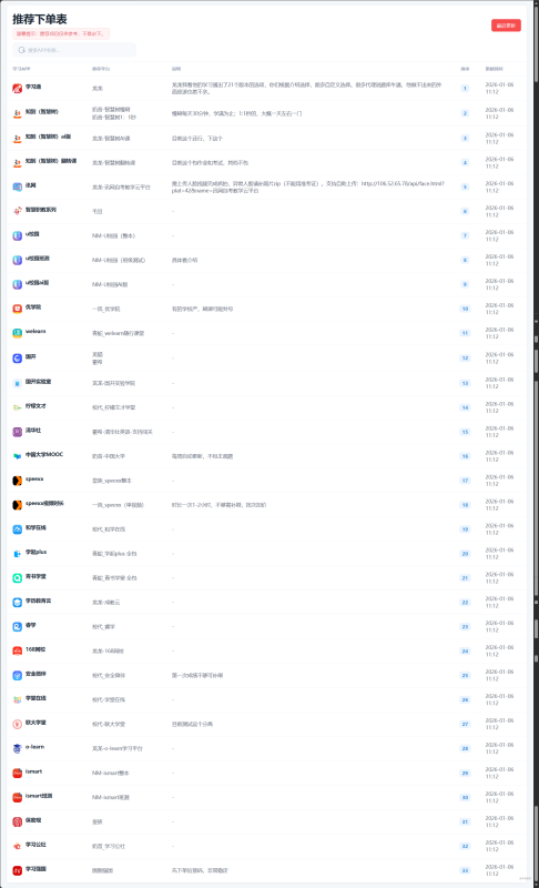 网课平台推荐下单单页 - 柒号资源网-柒号资源网